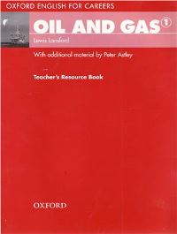 Oil and Gas 1 Teachers Book